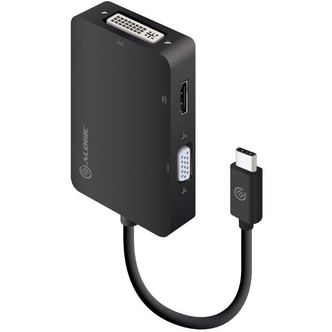 Picture of ALOGIC 3-in-1 USB-C to HDMI, DVI, VGA Adapter